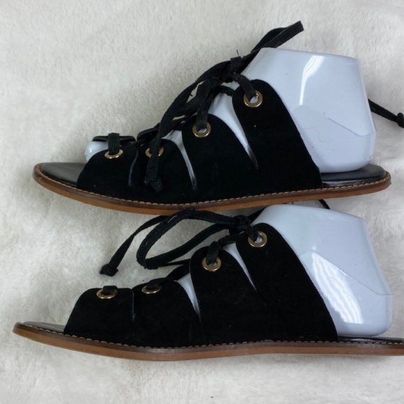 Urban Outfitters Gladiator Lace Up Suede Sandals, size EU 39 - Picture 5 of 8
